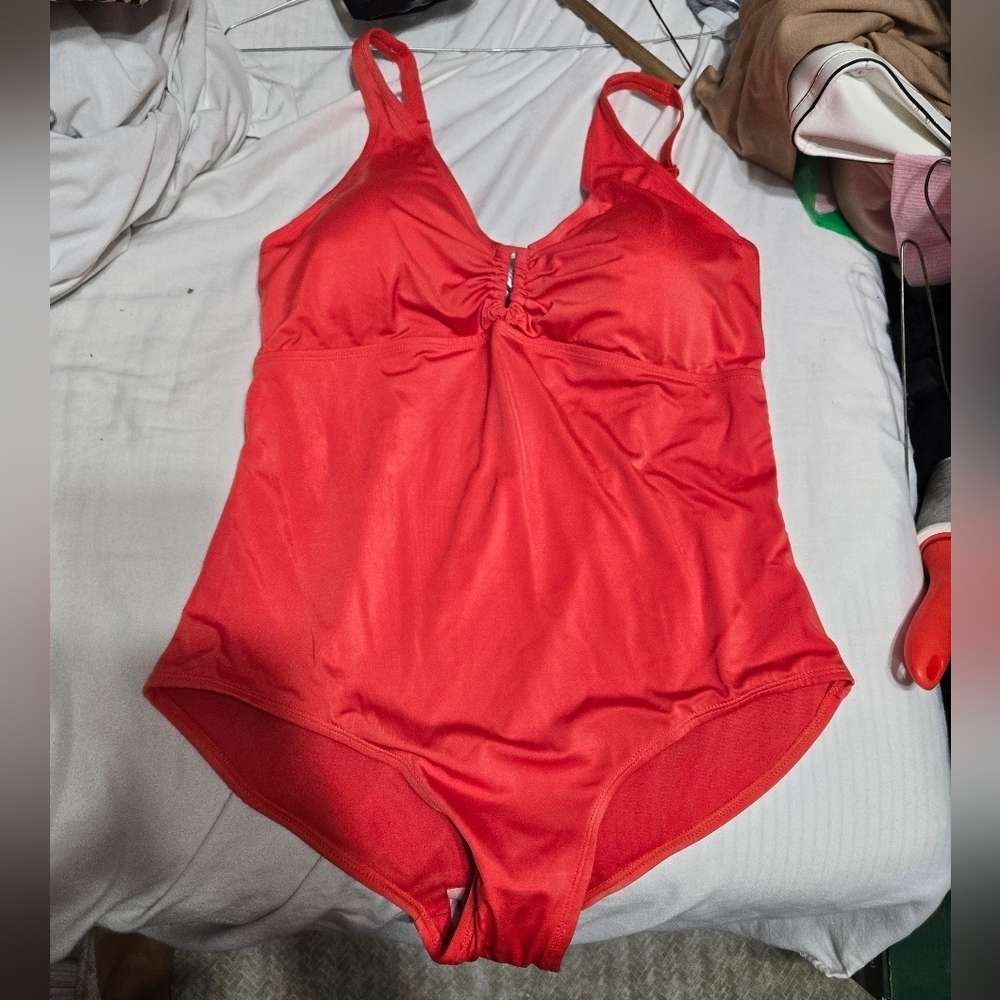 Serra Women's One Piece Bathing Suit Red NWT Sz XL